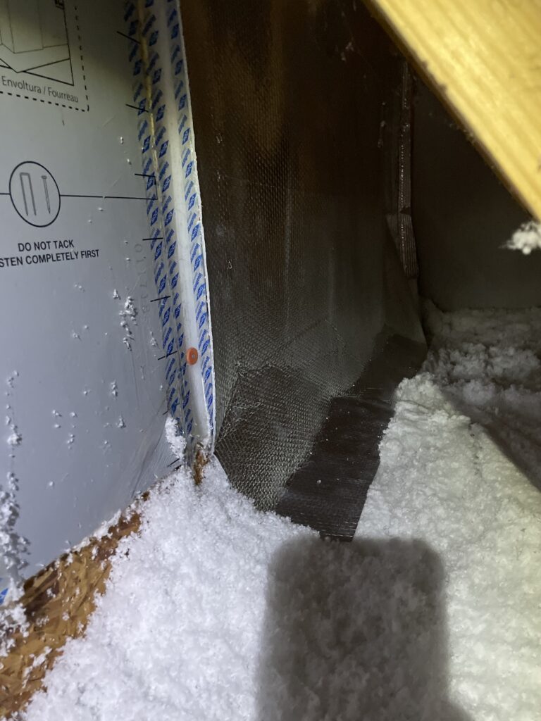 Radiant barriers installed over Fiberglass Insulation in attic space