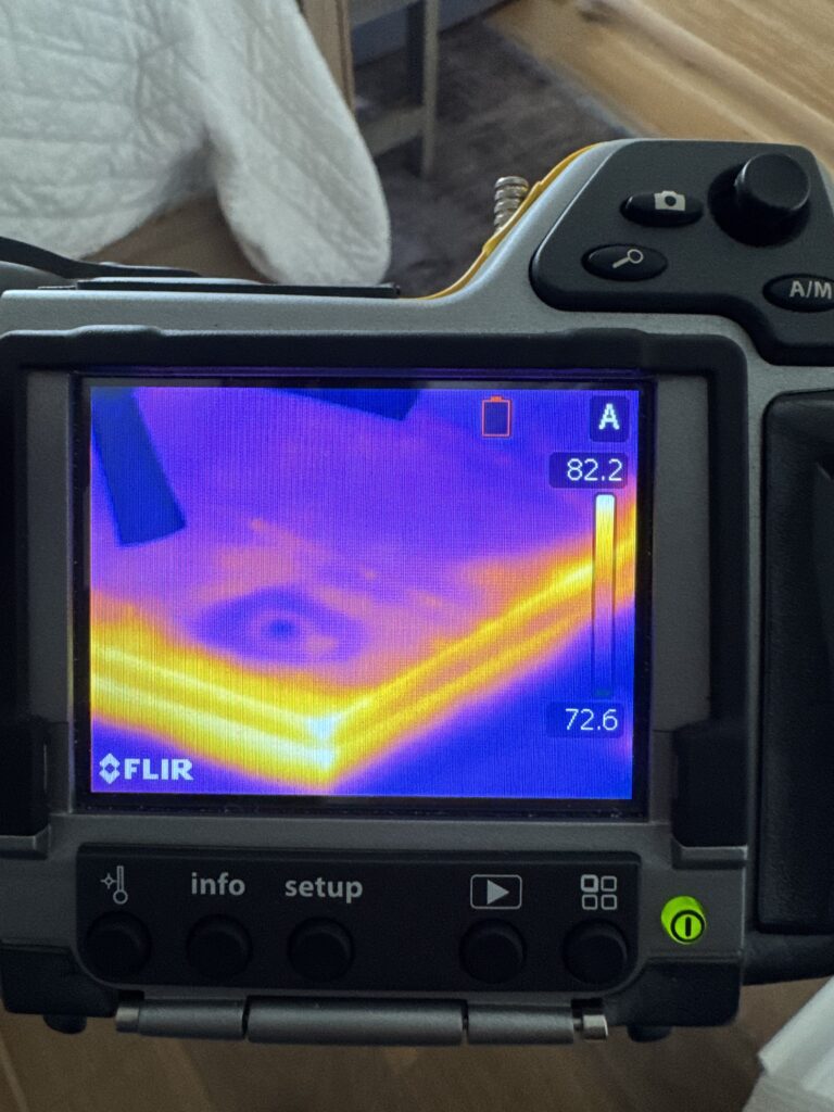 Thermal Imaging to find hot spots and leakages In a home